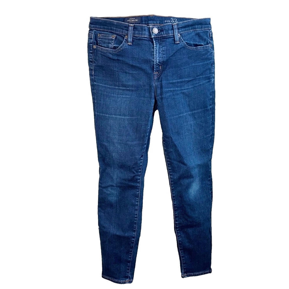 J.Crew Toothpick Jeans Womens Ladies Blue Skinny Jeans Size 32